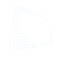 Digital png illustration of abstract shape on transparent background