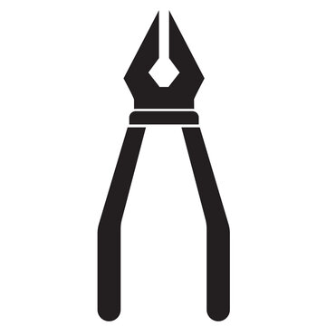 recommend clip art: Digital png illustration of pincers symbol on transparent background