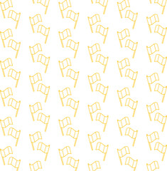 Digital png illustration of yellow pattern on transparent background