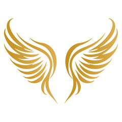 Spread Pair of Angel or Eagle Wings illustration, SVG or PNG Angel or Eagle Wings.