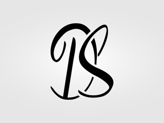 Initial DS letter Logo Design vector Template. Monogram, lettermark DS logo Design