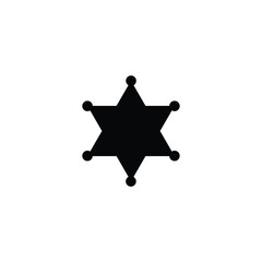 star medal batch illustration vector icon