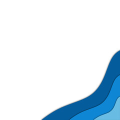 Paper Cut Organic Shapes. Can be used as a Border.