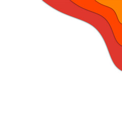 Paper Cut Organic Shapes. Can be used as a Border.