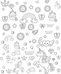 Free vector hand drawn abstract doodle pattern