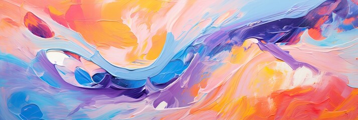 Fototapeta premium illustration of an impressionist style painting, colorful and full of vitality, generative AI