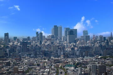 Fototapeta na wymiar スカイタワーから眺める名古屋市中心部
