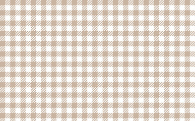 秋っぽいベージュ色のギンガムチェックの背景素材