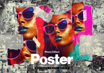 Abstract Poster Photo Collage Image Effect