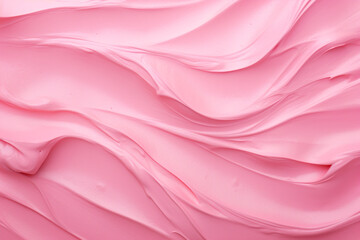 Pink texture background for cosmetic presentation.Created with Generative AI technology.