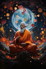 Portrait of spiritual guru