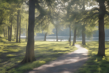 peaceful promenade