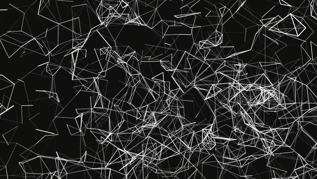 Abstract digital plexus background and lines dots