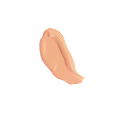Fototapeta premium Vector cream texture cosmetic cream smear swatch vector face foundation gel stroke