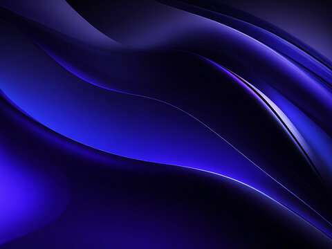 Bright Black Purple And Blue Ambient Soft Swish Background