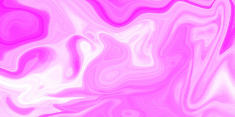 Fototapeta na wymiar Luxurious pink oil paint liquid fluid marbling flow effect. Luxurious fluid paint creative pink texture panorama abstract background. Marble rock texture pink ink pattern liquid.