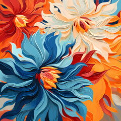 flowers abstract texture background