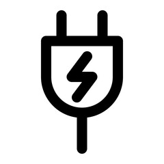 green energy line icon