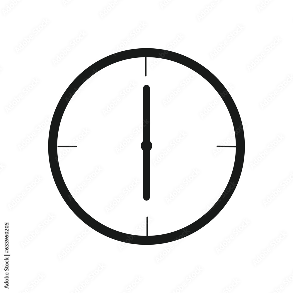 Canvas Prints clock icon vector