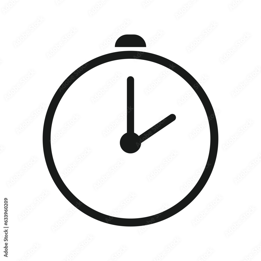 Canvas Prints clock icon vector
