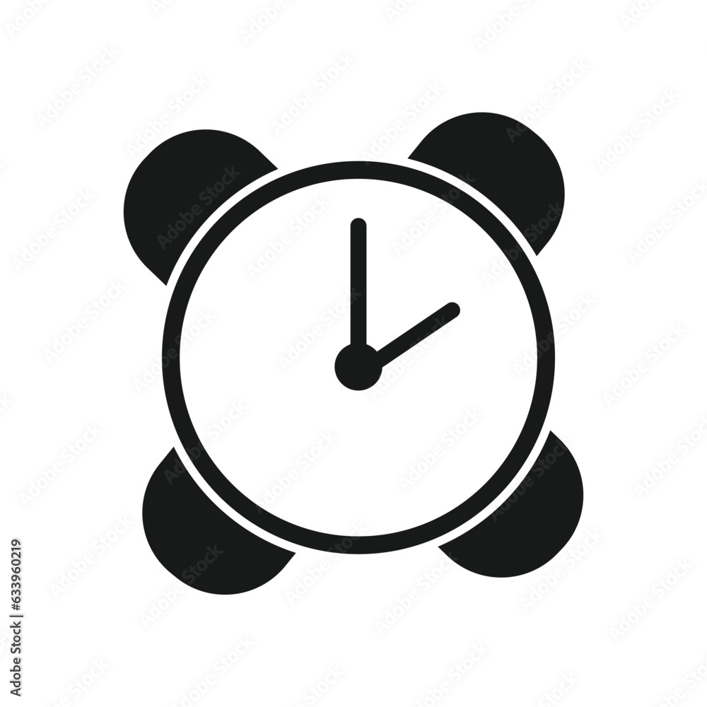Canvas Prints clock icon vector