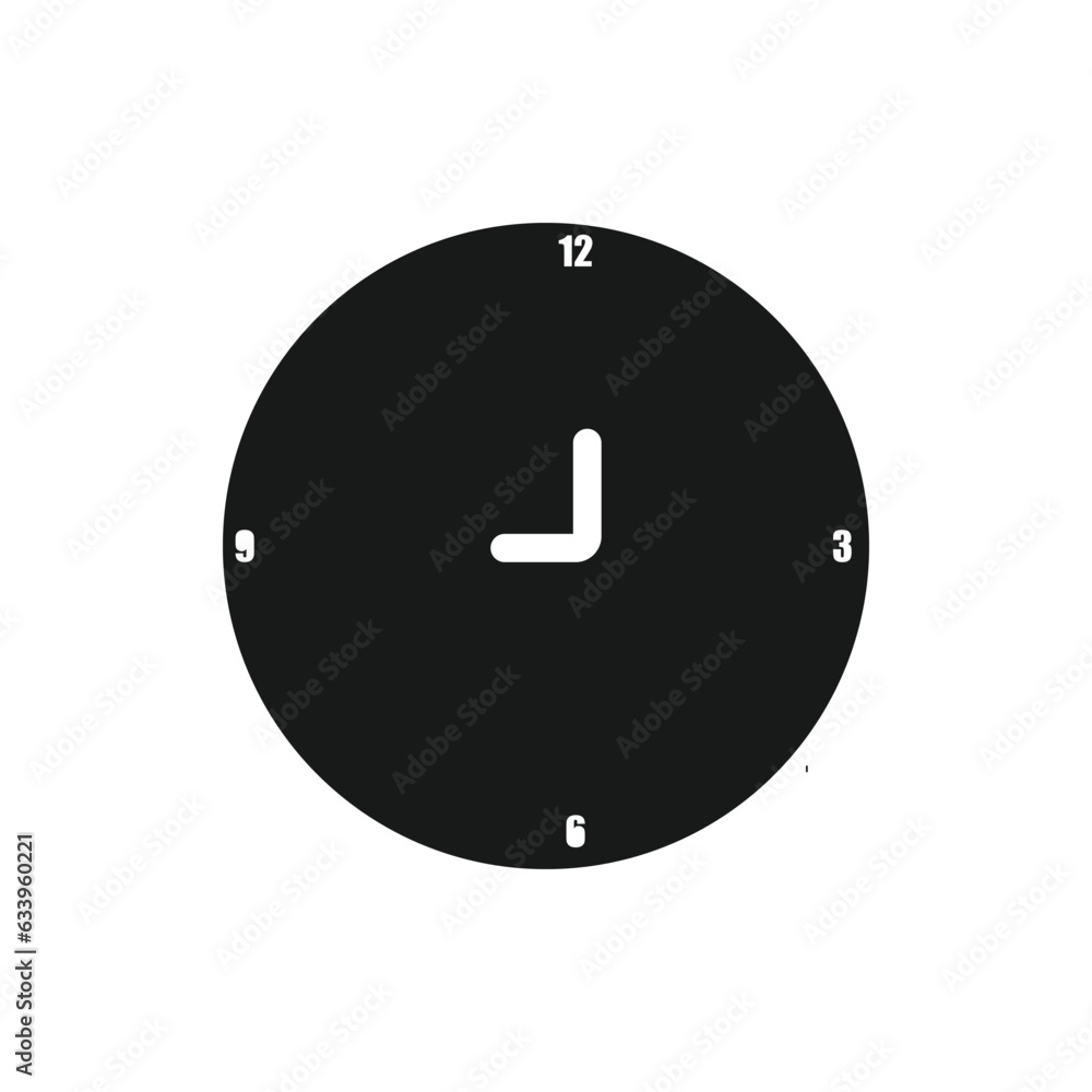Canvas Prints clock icon vector