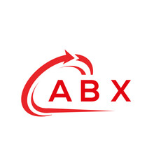 ABX letter logo design on white background. ABX creative initials letter logo concept. ABX letter design.	
