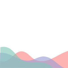 Transparent Blob Footer