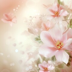 Dreamy Floral Background