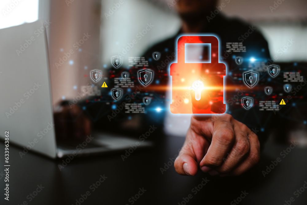 Poster database storage cloud technology file data transfer sharing, cyber, big data information for financ