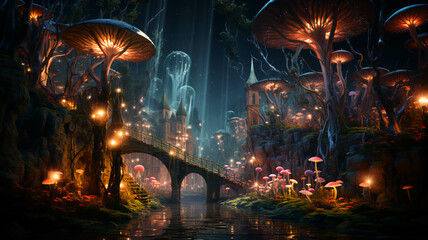 Enchanted Forest Background 