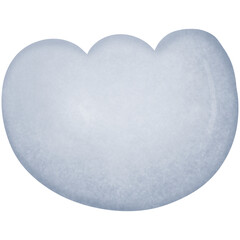 blue tulip flower isolated on transparent background 