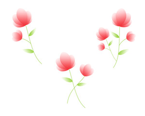 bouquet of pretty pink flowers