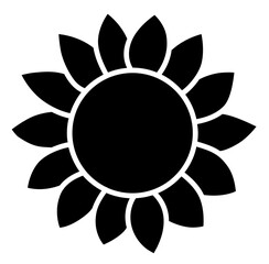 Sunflower Silhouette 