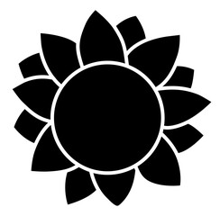 Sunflower Silhouette 