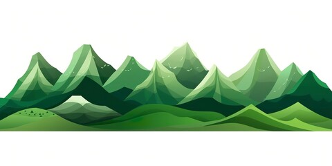 green mountain landscape