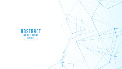 abstract technical textures banner in low poly style