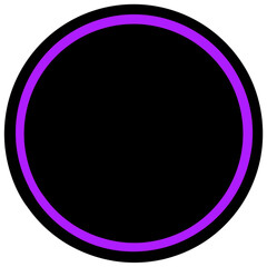 purple round button