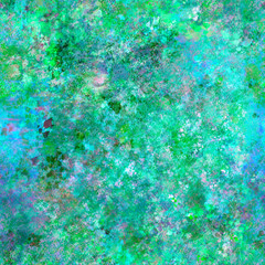 Spring summer abstract painted layered background Random splotches, blots and smudges in delicate green shades