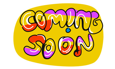 coming soon street art style