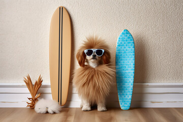 Surfing Animals - Generated with AI