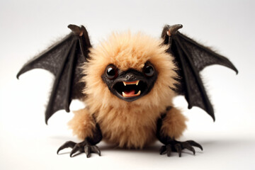 Baby bat making an angry face - Generated with AI