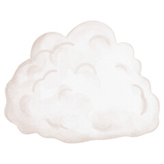 watercolor cloud, Baby Shower Element, Hand Drawn Illustration