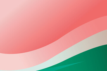 Abstract watermelon color gradient background with space for design. Watermelon gradient background. Vector illustration