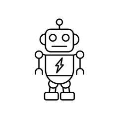 Obraz premium Automaton vector icon which can easily modify or edit