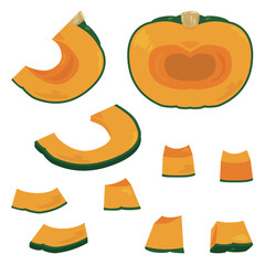 カットカボチャ