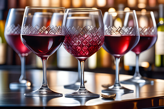 Beautiful red wine in a wine glass
Generative AI