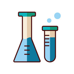 chemistry icon design vector template