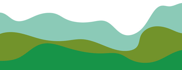 Aesthetic Wave Border