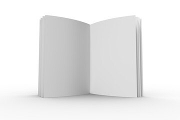 Digital png illustration of opened notebook on transparent background